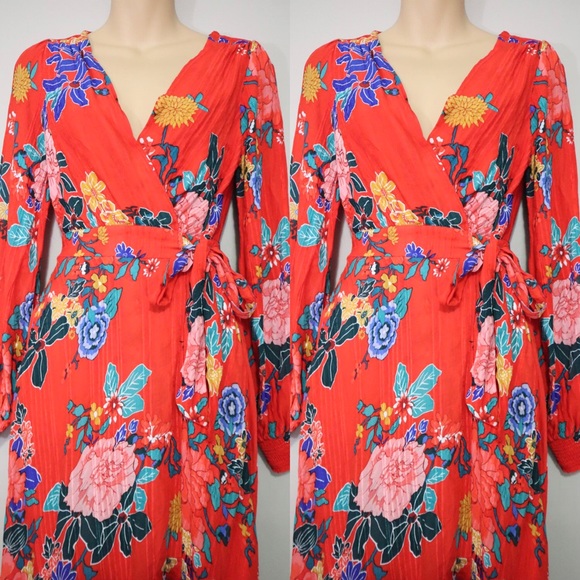 Anthropologie Boswell Textured Wrap Tunic - Picture 3 of 4